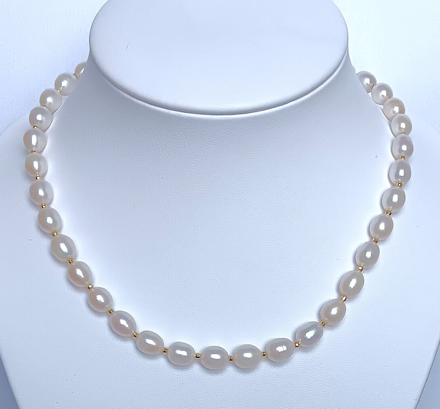 Lustrous Freshwater Pearl Necklace