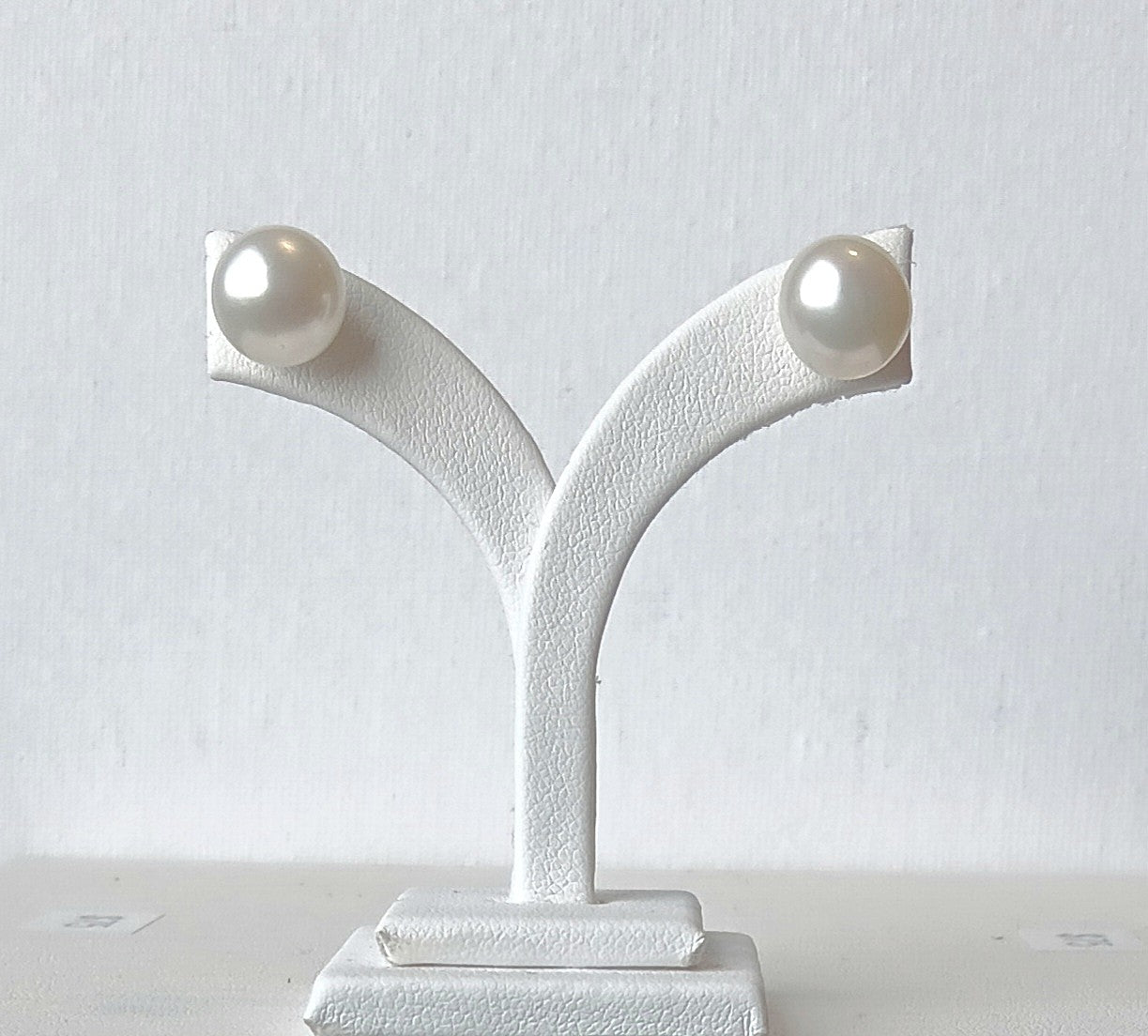 Sterling Silver Push Back Freshwater Pearl Earrings