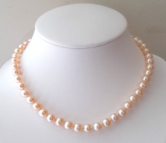 Lustrous Freshwater Pearl Necklace